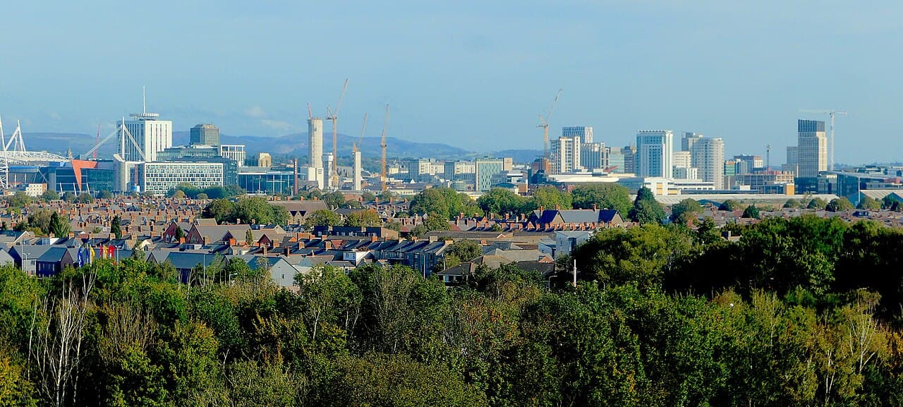 Cardiff skyline